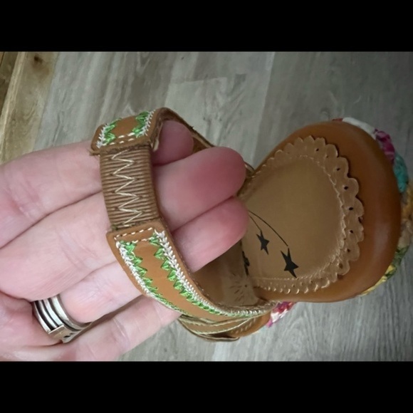 Naughty Monkey New Wedge Slingback Sandals with Colorful Outsole - Picture 12 of 13